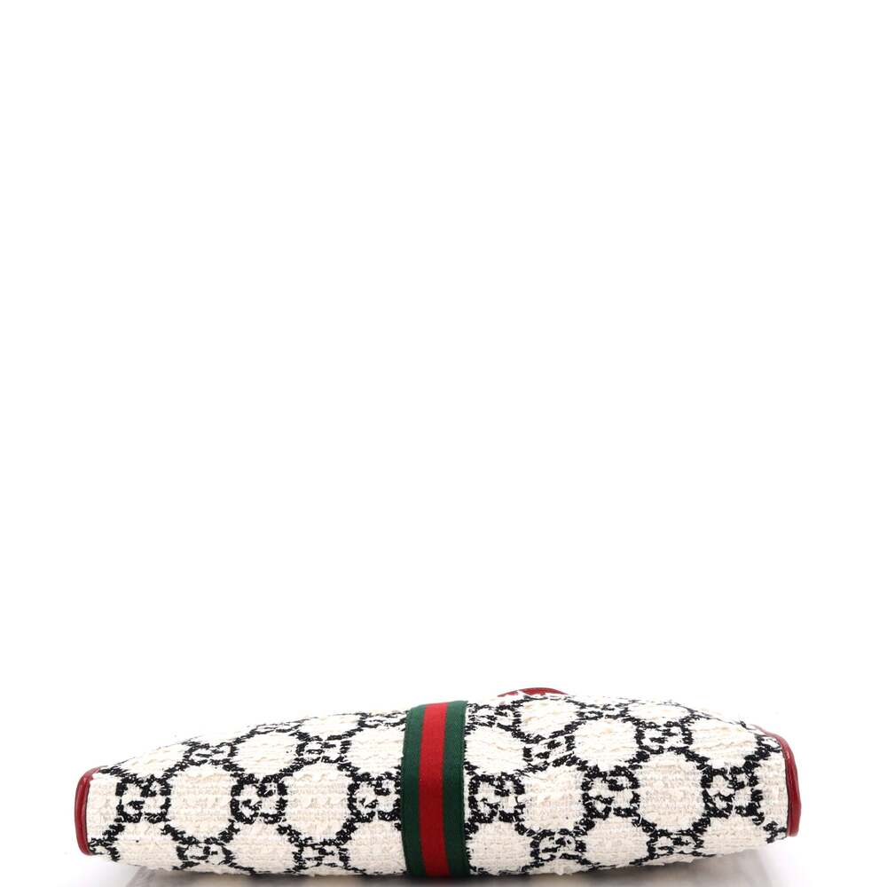 Gucci Rajah Chain Tote Gg Tweed Large #260677G13B - Picture 5 of 7